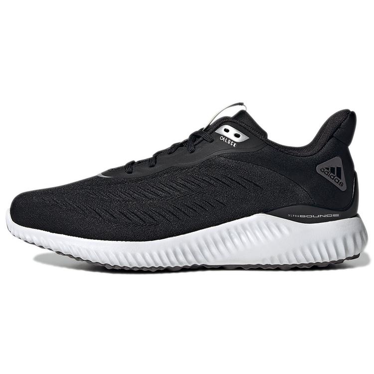 

new Adidas Alphabounce Black Silver Metallic 38