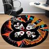 1pc KISS Band Office Round Area Rug, Under Office Chairs Bedroom Living Room Home Decor  a1016306