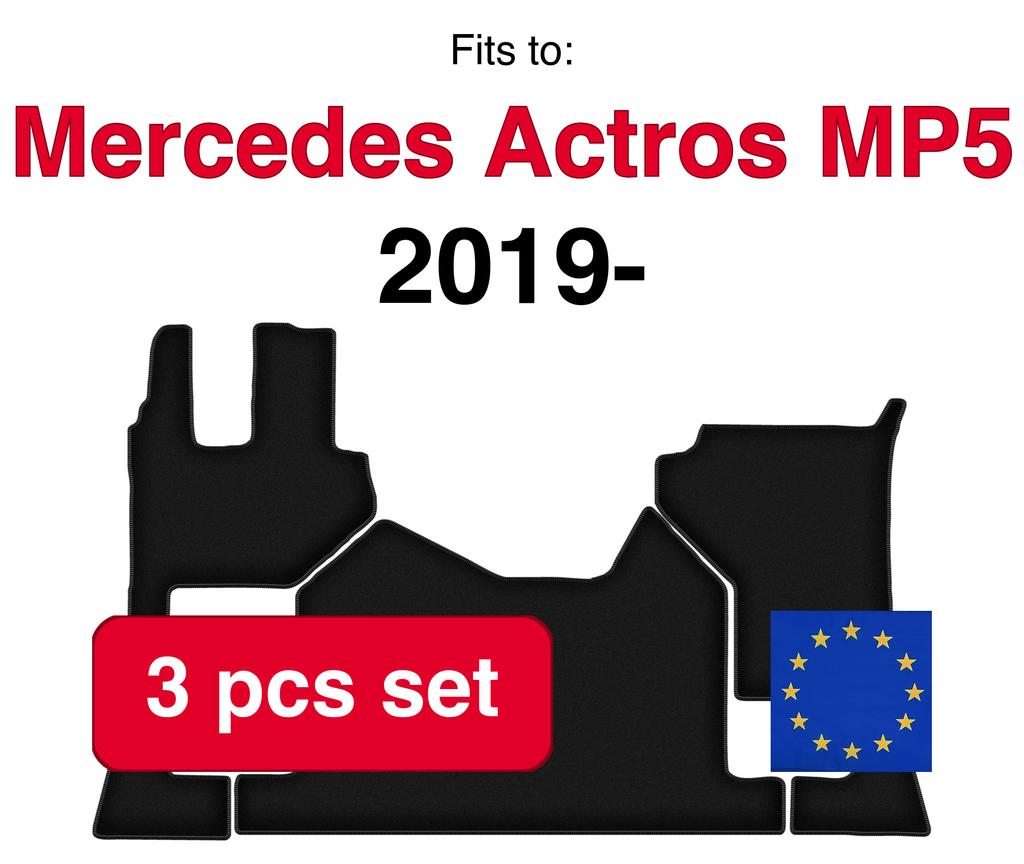 Velour Floor Mats Basic For Mercedes Actros Mp5 Truck (2019-)