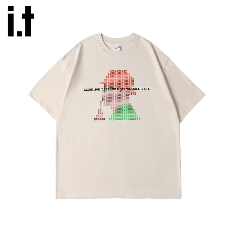 Izzue:it Men's Loose Fit Printed Round Neck T-Shirt