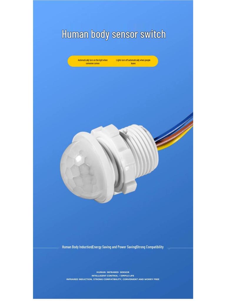 Adjustable Intelligent Infrared Motion Sensor Timer Switch