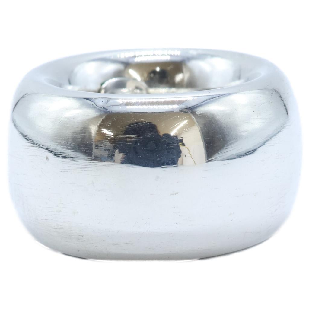 BOTTEGA VENETA 649533 V5081 3707 Ag925 Heavy Plane Ring ring 13 SilverUsed