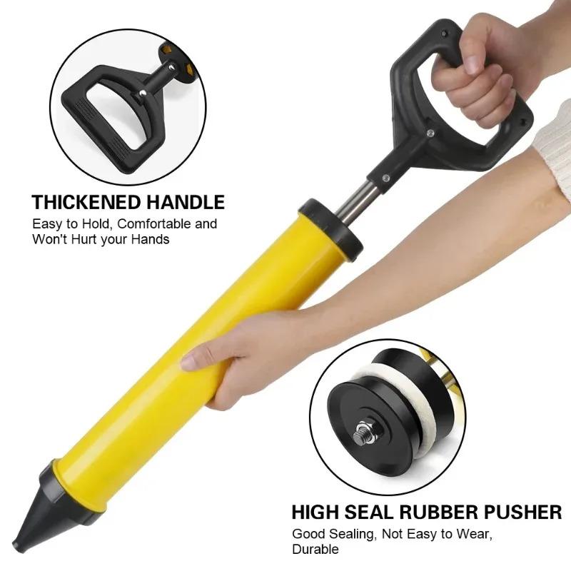 New Grout Filling Tools Applicator Hand Tools With 4 Nozzles Caulking Gun Grouting Mortar Sprayer Cement Lime Pump