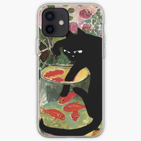 

Matisse Is Goldfish And A Cat Iphone Toug Phone Case Customizable for iPhone X XS XR Max 11 12 13 14 Pro Max Mini 6 6S 7 8 Plus iPhone 17 Pro Max