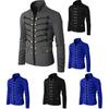 Fashionable Men's Double Breasted Medieval Jacket Perfect For Halloween Parties