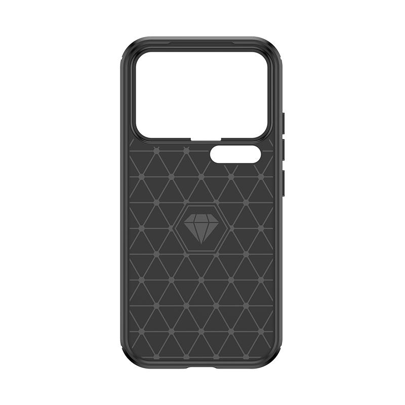 For Cover Xiaomi 17 Pro Case For Xiaomi 17 Pro Max Shockproof Anti-knock Silicone Carbon Fiber Back Case For Xiaomi 17 Pro Case