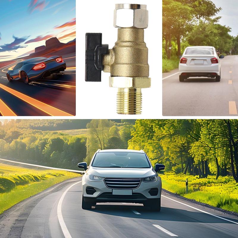 Reifenbremse Absperrventil Bremse Messing Luftstecknippel Schwerlast Leistungsstark Integrierte Hydraulikteile Für die meisten Automodelle