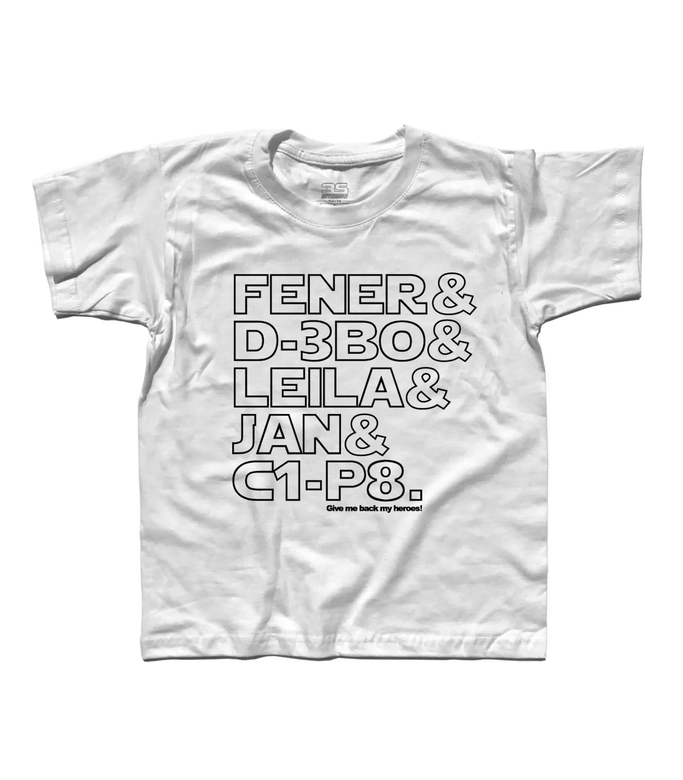 Children s T-shirt Names Wars Universe Italy 80s Stars 100