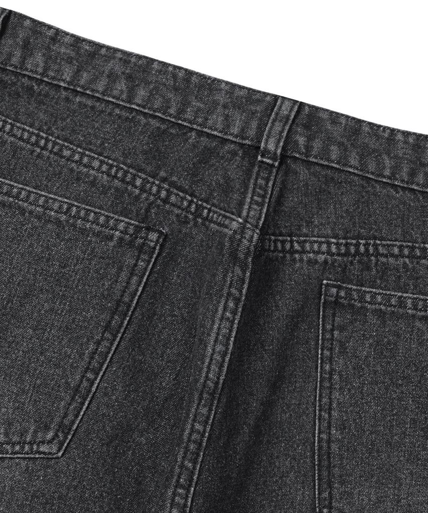 GRAYBLVD Wesley Washed Denim Pants (Black)