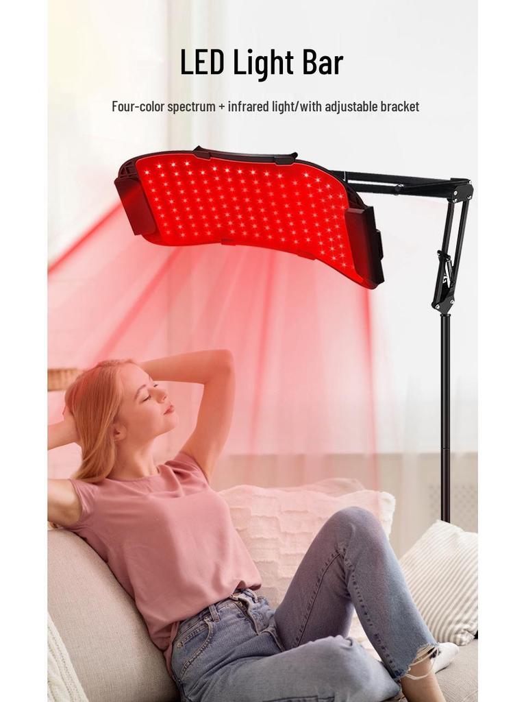 LED Red Light Therapy Panel with Stand – Infrared Skin Rejuvenation Device, 660nm & 850nm