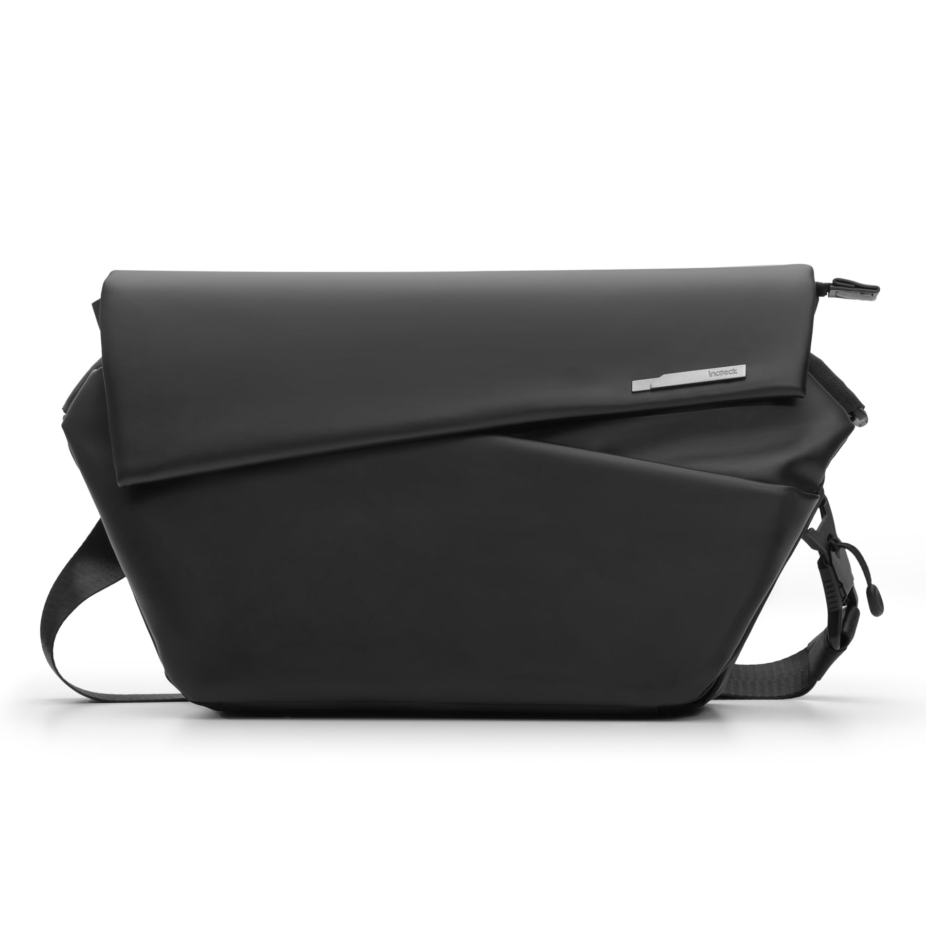 

Inateck Sling Fits with Adjustable Shoulder Shoulder Bag for and Unisex Bag, 11-inch Pads, Strap, Water-Repellent, Multi-Purpose Cycling, Work, чорний