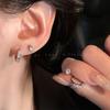 Earrings for Women: 2025 Stylish Double Piercing Circles – Light Luxury and High-End Summer Jewelry