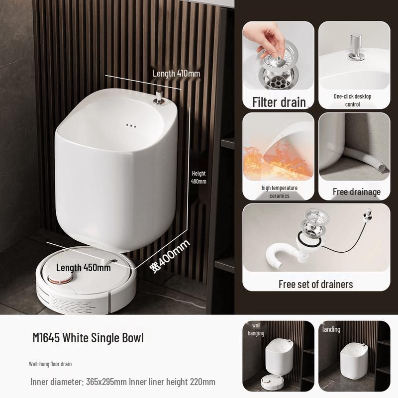 Wall-Mounted Utility Mop Sink