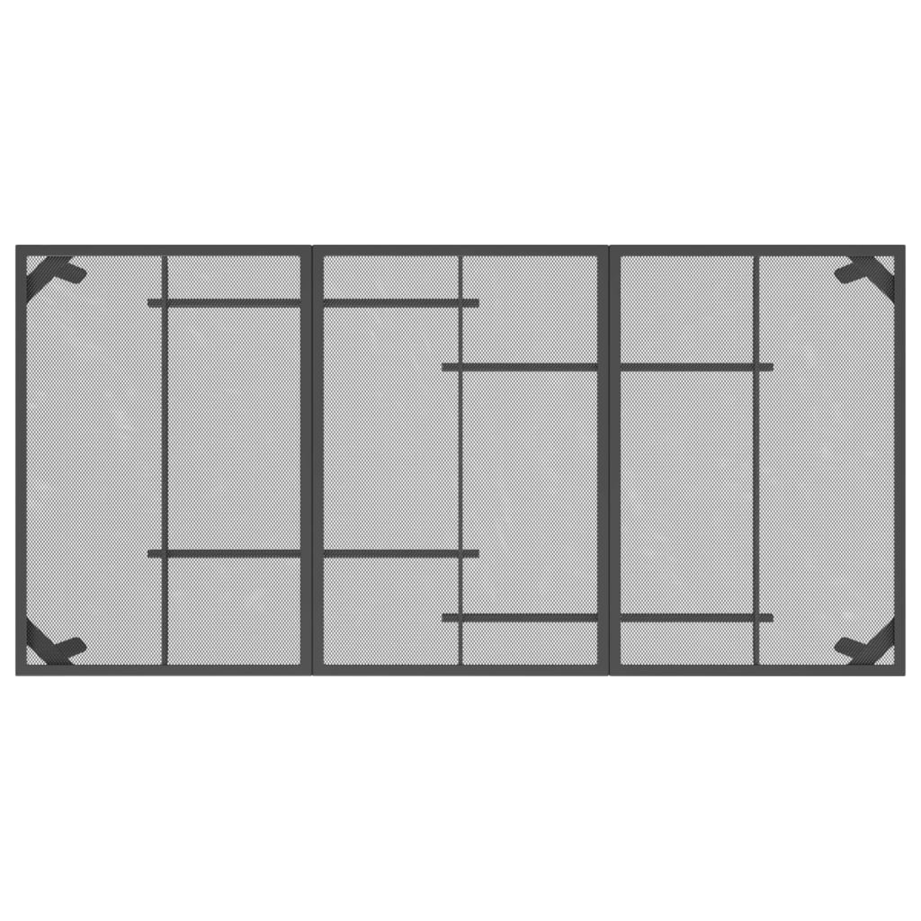 vidaXL Gartentisch Anthrazit 165x80x72 Cm Stahlgitter