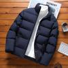 Parka Jacke Männer Herbst Winter Baumwolle Gepolstert Warm Verdickt Mann Mode Stehen Kragen Kleidung Puffer Mäntel Jugend