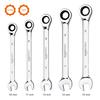 Amazon Basics Metric Ratchet Wrench Set, 5 Pieces