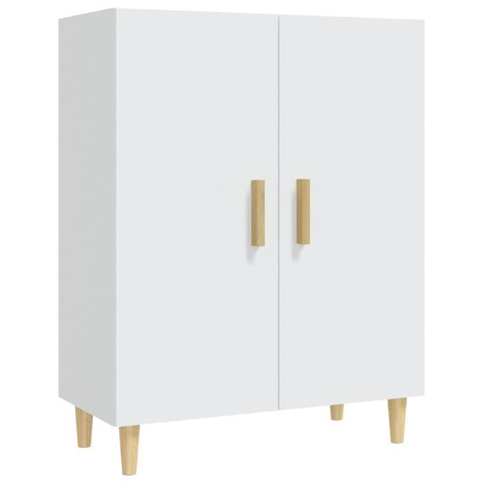 812096 vidaXL White Buffet 70x34x90 Cm Engineered Wood