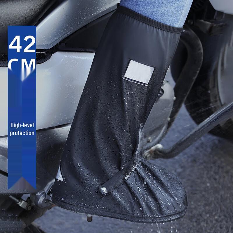 Unisex High-Top Waterproof Rain Shoe Covers
