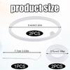 4pcs Lid Gasket Replacement for Blender Bottle Strada Flip Shaker Cup Water Bottle Parts Accessories with Hook, Silicone Seal Ring for Blenderbottle