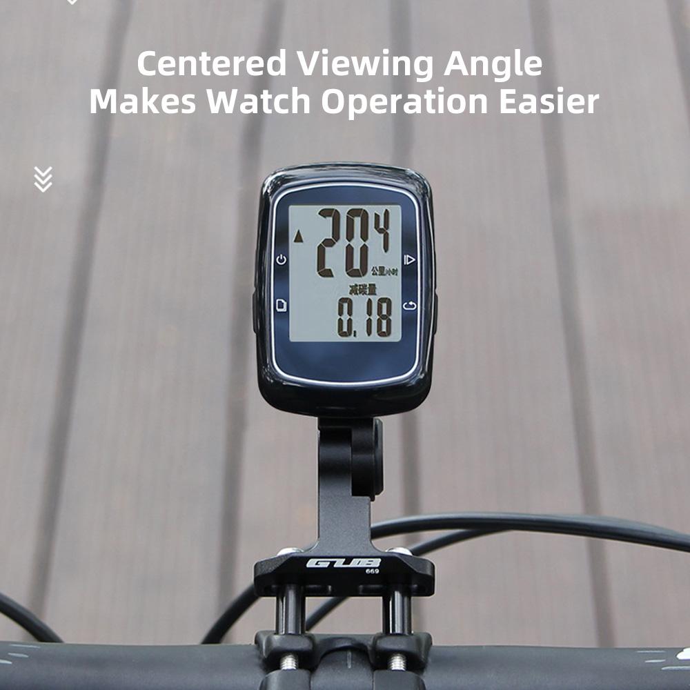 Bike Computer Mount Aluminum Alloy Bicycle Mounting Bracket for Guages Adjustable Bike Front