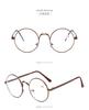 0-1-1.5-4 Round Myopia Glasses Metal Myopic Eyeglasses Women Men Prescription Nearsighted Eyewear Unisex Spectacles Frame