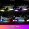 Colorful Sound-Control LED Car Chassis Lights with App & Music Rhythm