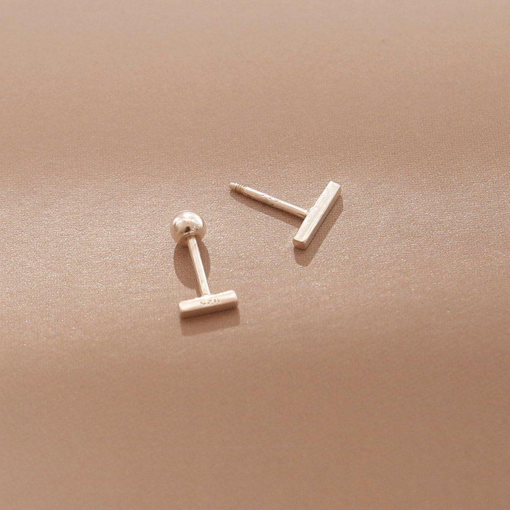 J.Lauren Simple Stick Silver Piercing P0395