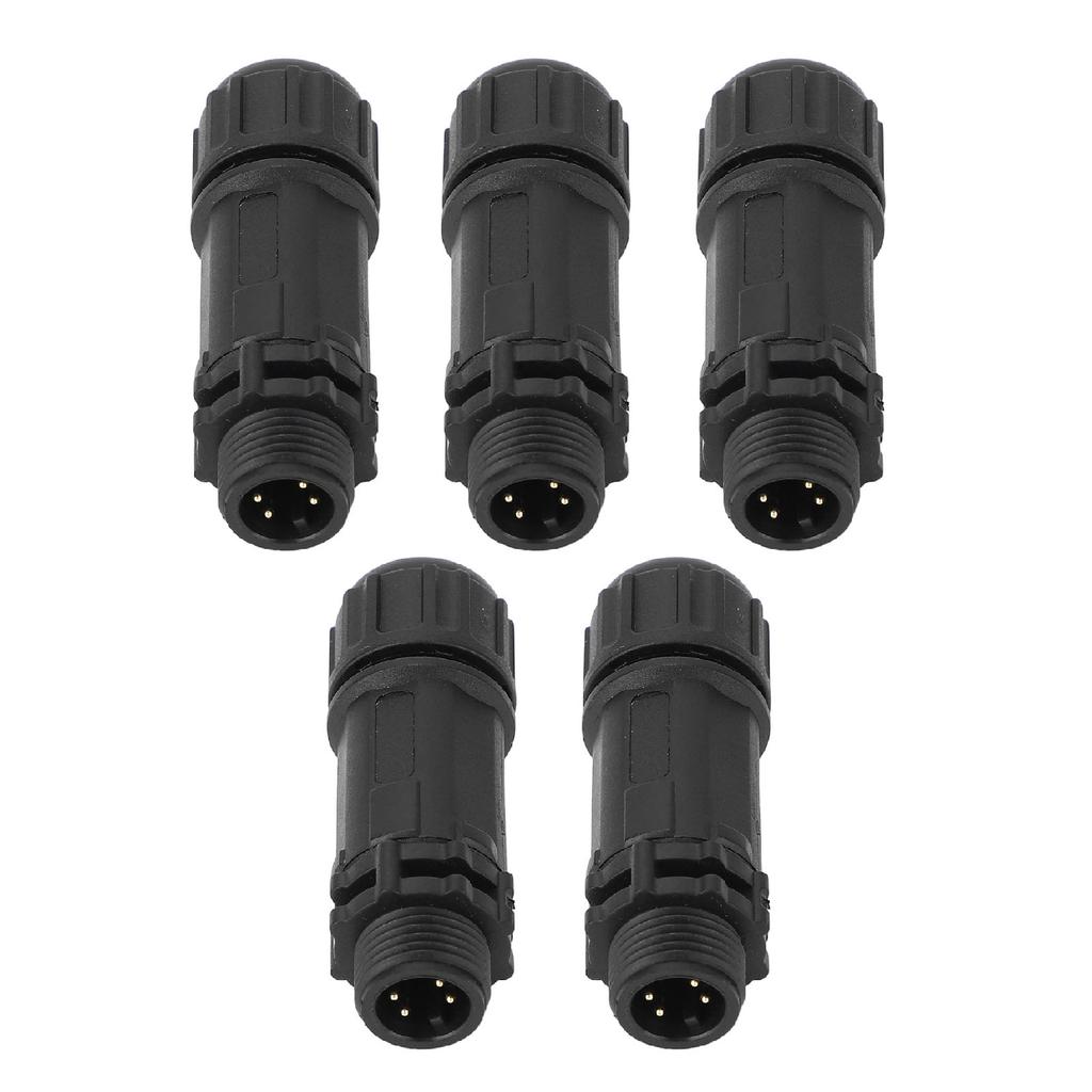 E7 Waterproof Connector Vertical Assembly Welded Wire Type 4 Core Electrical Cable Connector 60V 2A