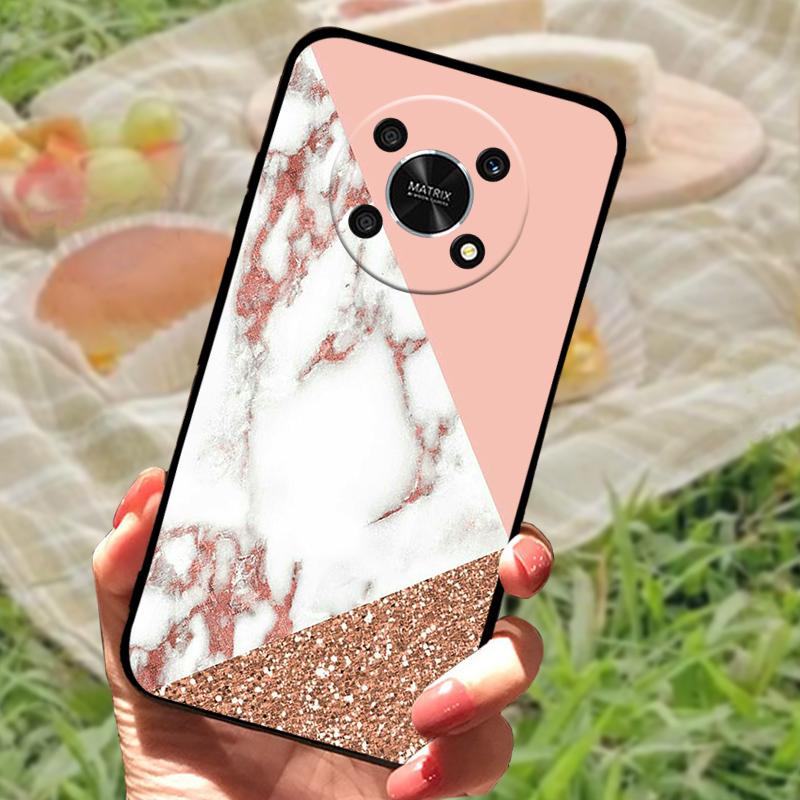 Luxury Fashion Case For Honor Magic4 Lite 5G New TPU Soft Silicone Cover Funda For Huawei Honor Magic 4 Lite Phone Bumper Shell