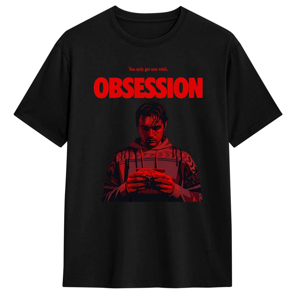 Obsession Movie 2026 T-Shirts for Men Unique Cotton Tee Shirt Round Collar Short Sleeve T Shirts Plus Size Clothes
