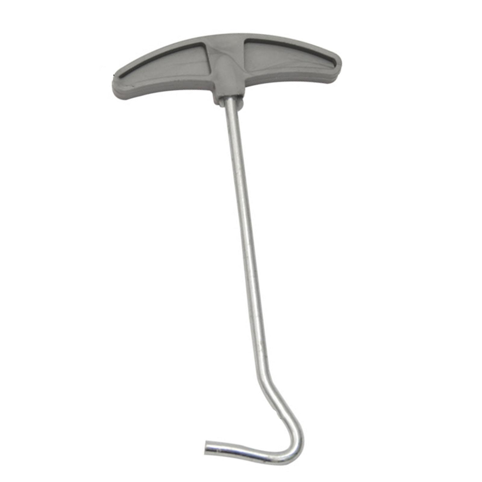 

Крюк для вытаскивания колышков палатки Съемник Пластиковый сплав Удобная рукоятка Легкое использование Колышек