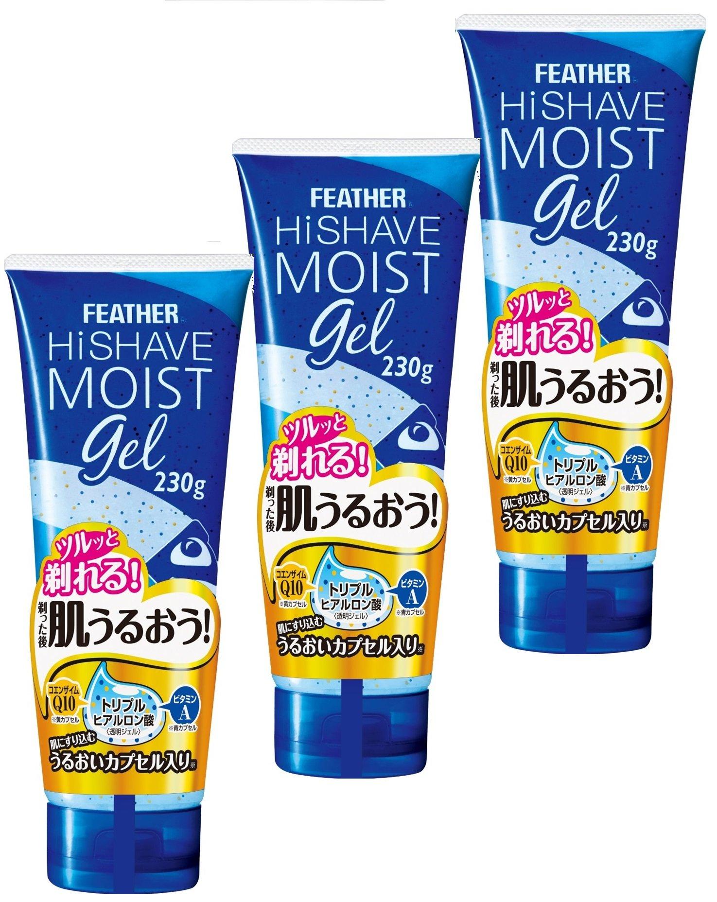 

Безпечна бритва Feather Feather Moist Гель Одноразовий 230 г (х 3)