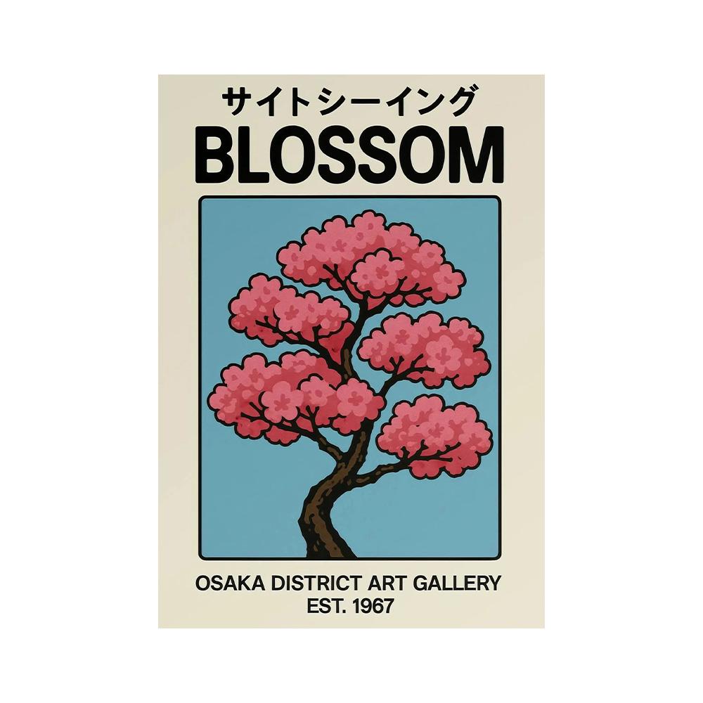 Vintage Japan Traveling Art Osaka Tokyo Fuji Blossom Yoshino Japanese Zen Poster Canvas Painting Wall Pictures Home Room Decor