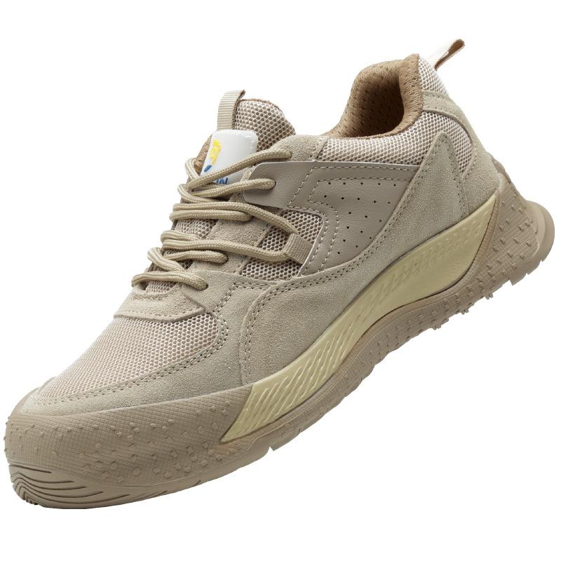 New labor insurance shoes men's steel baotou anti-smashing and anti-piercing, breathable safety shoes, wear-resistant work non-slip shoes