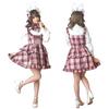 Clearstone British Bunny Cosplay Halloween Dolly Rose Rosa Damen