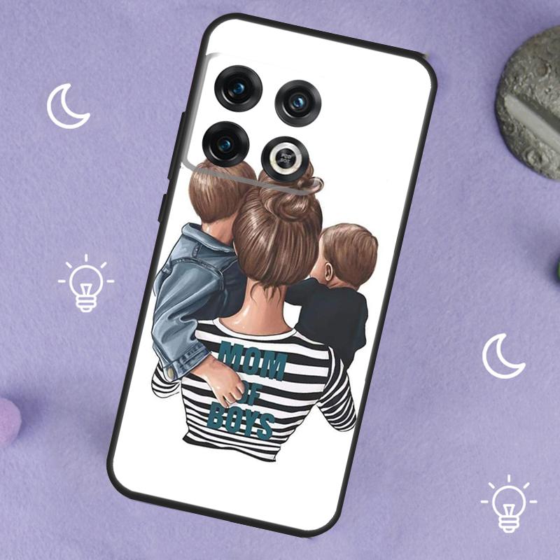 Baby Mom Daughter Girl Son Dad Case For OnePlus 13R 12R 10R 13T 15 13 12 11 8T 10T Nord CE 4 3 2 Lite N20 N30 Nord 5 Cover