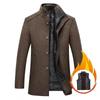 Autunno Inverno Giacca da Papà Uomo Giacca Calda Parka Cappotto Abbigliamento Uomo Antivento Slim Regolabile Gilet Parka Maschile