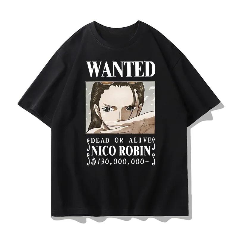 One Piece Printed TShirt Luffy ACE Anime Tee Unisexs 2026 Summer Fashion Oversize Street Casual Y2K Tops Streetwear Clothing