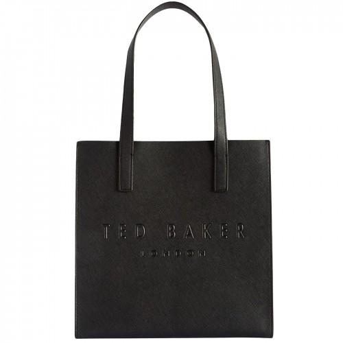Ted Baker (One Size, Black) Soocon Logo Faux Leather Shopper Bag - Image 2