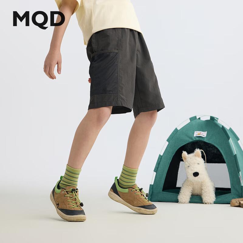 MQD Boys  Outdoor Mesh Patchwork Breathable Lightweight Casual Shorts 110cm