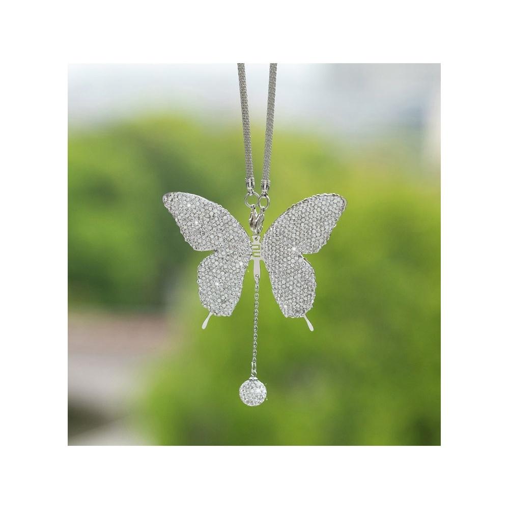 

Car Hanging Ornament Elegant Rhinestones Car Charms for Rear Viewrror Car Accessories