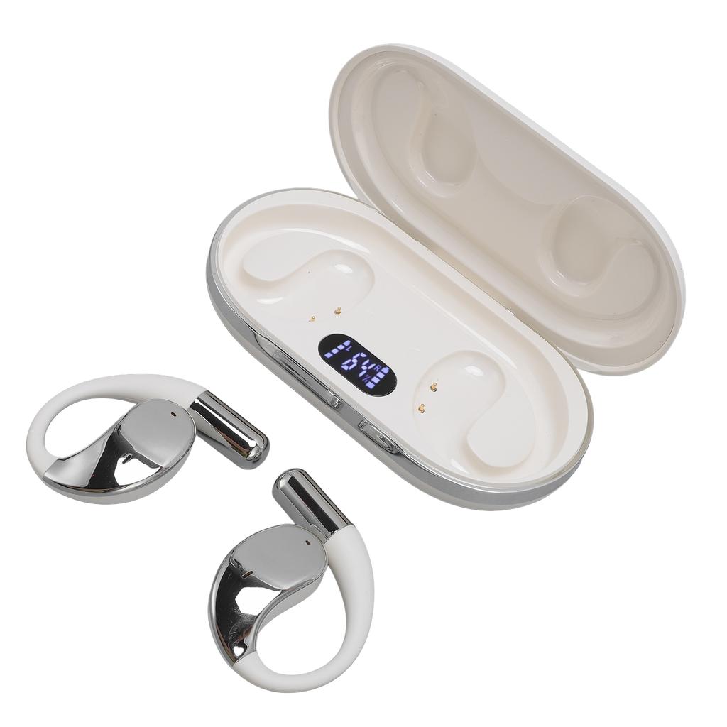 V5.4 Earphone Noise Cancelling Battery Life Comfortable Fit 8h Music Playback for Sport Running Driving Business