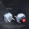 10PCS DIY Accessories For Kailh Mute Button 4.3/7.3MM Silent Switch Wireless Mouse Wired Mouse Button Micro Switch