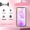 Floating Waterproof Phone Bag with Airbag: Touchscreen Compatible, Transparent, for Swimming, Rafting, Diving, Water Parks, and Photography