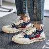 Spring and Summer Teenagers Personalized Wear-resistant Running Sneakers Trendy Low-top Thick-soled Men's Student Dad Trendy Shoes