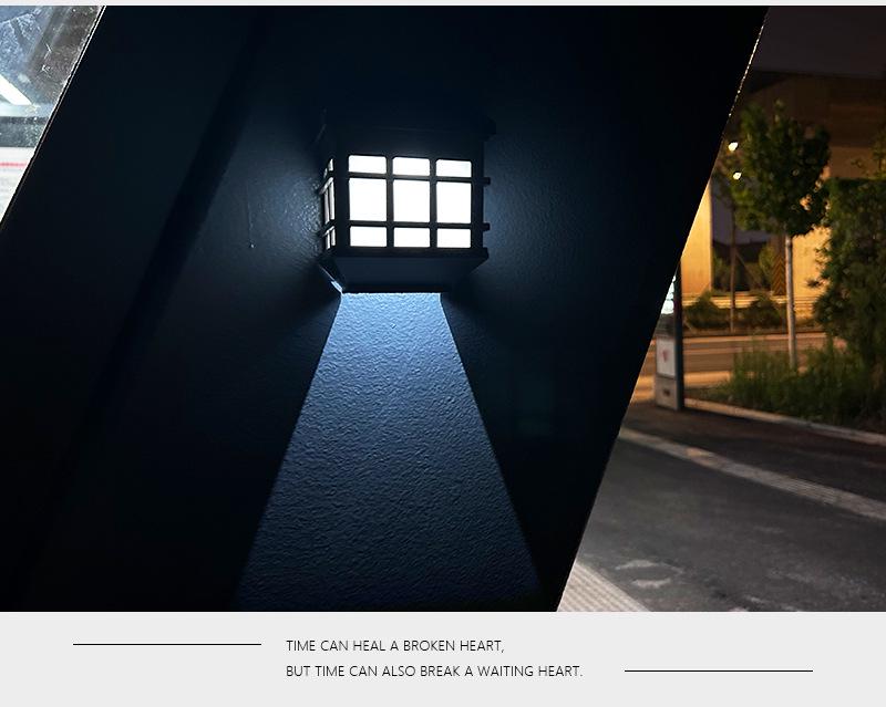 Solar Window Pane & Wall Lights - Waterproof Garden, Villa, Fence & Stair Lighting