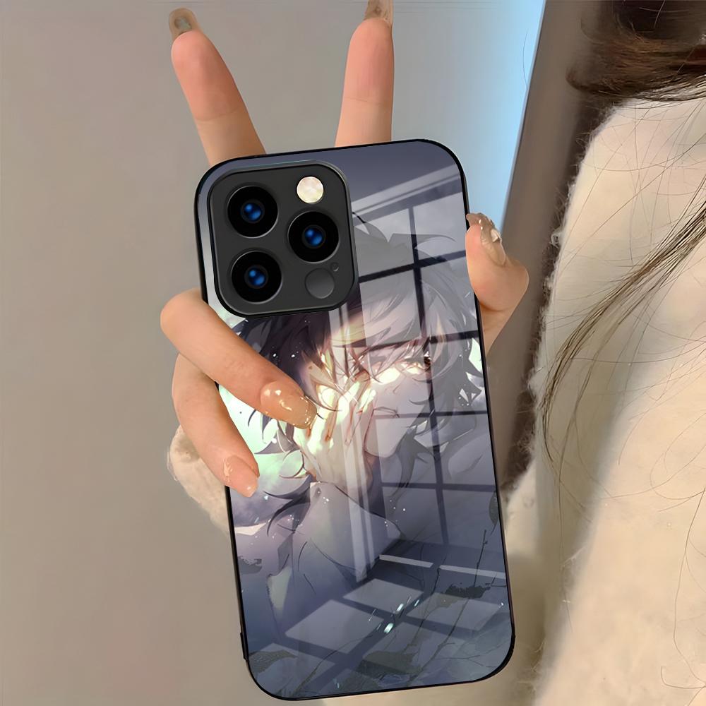 Slow Damage Anime Phone Case For IPhone 17 Pro Max 16 15 14 Pro Max 13 11 Plus Glass Cover