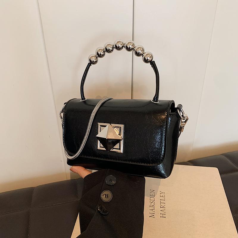 

PU кожа текстурированная женская сумка через плечо классическая красная цепочка через плечо маленькая квадратная сумка женская праздничная сумка