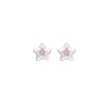 Real 925 Silver Zircon Star Mini Stud Earrings For Women Cute Fine Jewelry Exquisite Light Accessories