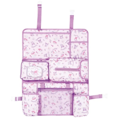 

skater car seat back pocket my melody kuromi cute csbp1-a